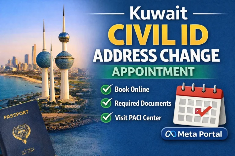 Kuwait Civil ID Address Change Appointment